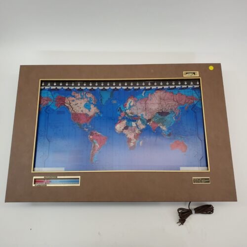 Original Kilburg Geochron w/Brown Textured Vinyl Finish by Geochron Incorporated