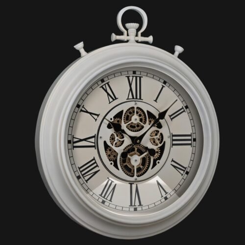 Original Moving Gear Large Wall Clock 18 * 21": Vintage Industrial Pocket Wat...