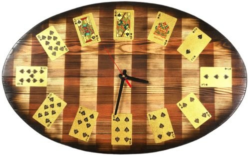 ORIGINAL WALL HANGING WOODEN CLOCK ASH-TREE WOOD COOL WOODEN GIFT UNIQUE DESIGN