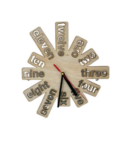 Original Wooden Wall Clock