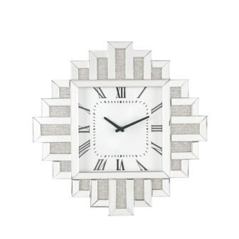 Ornat White Analog Vintage Roman Numerals Wall Clock