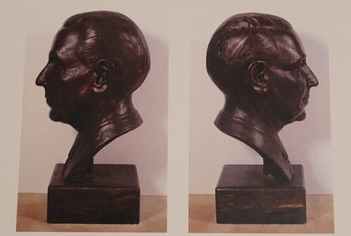 OSCAR GRAVES AFRICAN AMERICAN ARTIST WALTER REUTHER RARE DETROIT SCULPTURE UAW