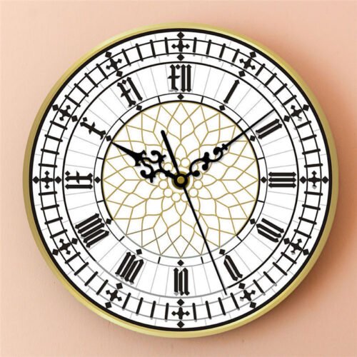Outdoor Indoor 12" Garden Station Wall Clock Big Ben Modern Retro Wall Clock
