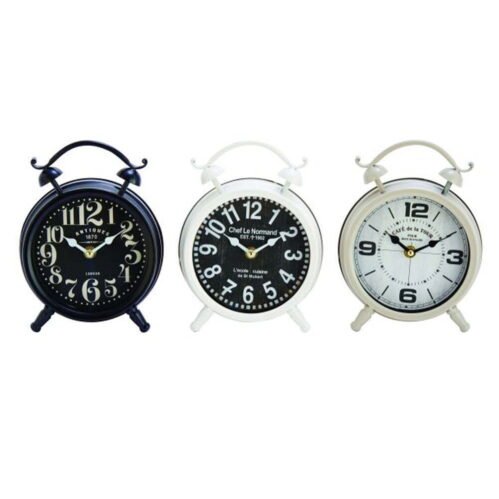 Outstanding Metal Table Clock 3 Assorted Living Room Bedroom Study Shelf Clocks