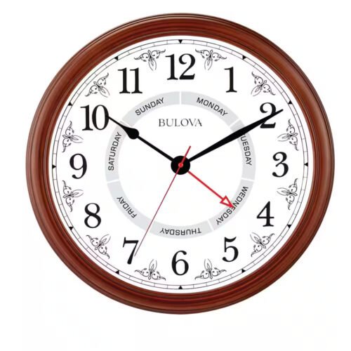 Oversized 18 In. Old School Cool Wall Clock with Easy to Read Arabic Numerals