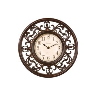 Oversized Brown Waltham Classic 30 in. Wall Clock