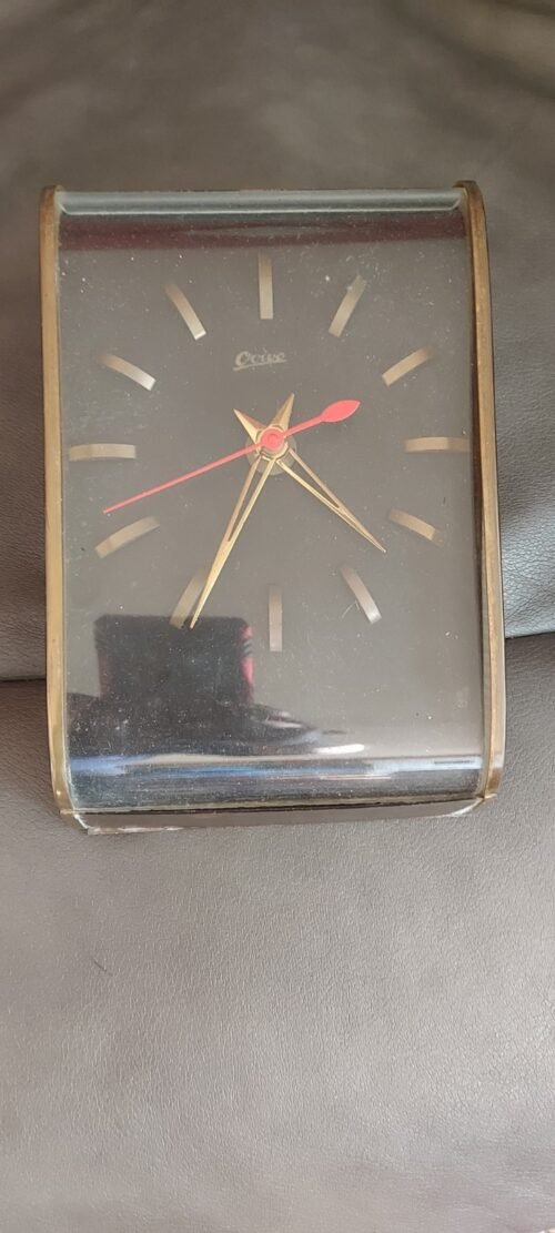 OVIVO Vintage Brass WALL CLOCK MID-CENTURY mcm Good condition Made In Germany