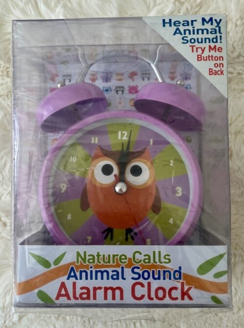 Owl Animal Sound Alarm Clock Out of production…VERY RARE!