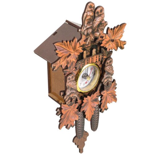 Owl Clock Pendulum Home Living Room Decor Simple Design Wall Office