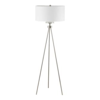 Pacific 66.5 in. Silver Smart Dimmable Standard Floor Lamp