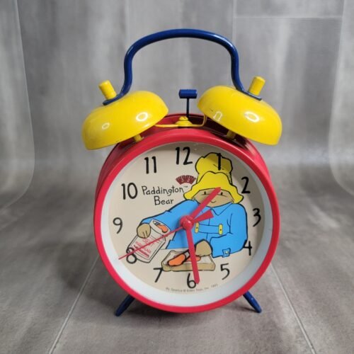 Paddington Bear Novelty Keywound Clock ( READ DESCRIPTION )
