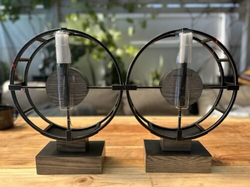 PAIR OF HOWARD MILLER “JUNO” CLOCKS 635-239