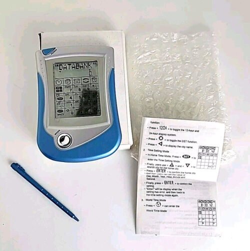 PALM PILOT Data Bank, Calendar, Currency Converter, Alarm Clock, etc w/Stylus