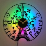Infinity Instruments Eiffel Tower Tribute Wall Clocks photo