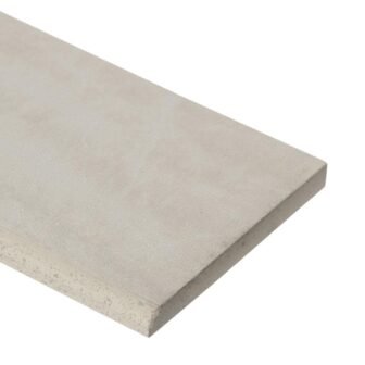 Pavia Crema Bullnose 3 in. x 24 in. Matte Porcelain Wall Tile...
