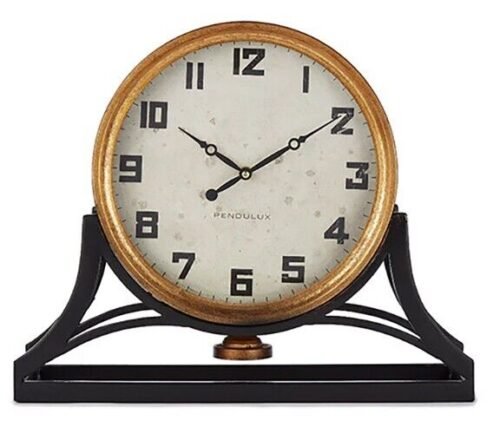 PENDULUX ST.LOUIS STATION MANTEL CLOCK (GOLD) 60320001