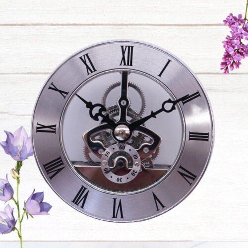 Perspective Gears Rome Number Wall Clock Roman Numeral Digital