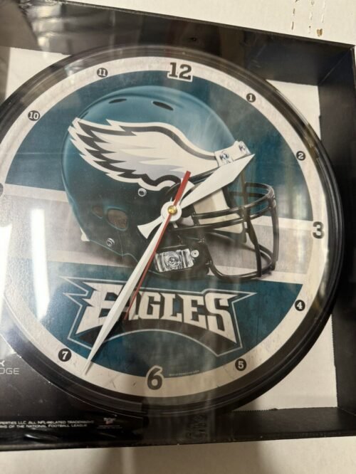 "Philadelphia Eagles " NFL Round 12" Clock Wincraft "New"