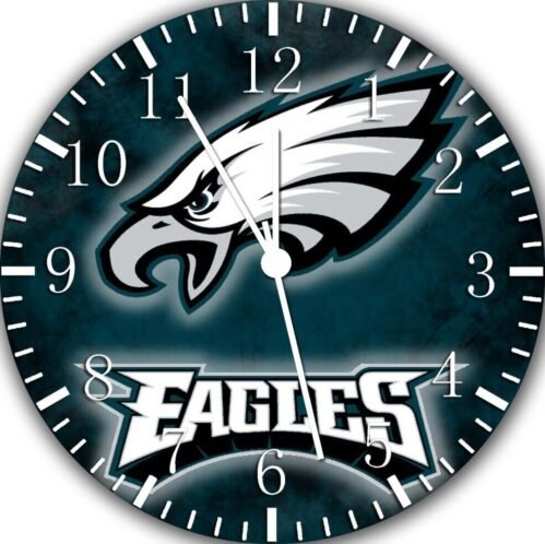 Philadelphia Eagles Wall Clock E419 Personalized option with adding names
