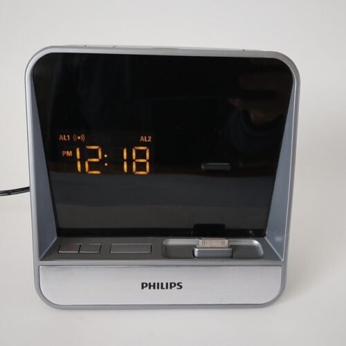 Philips AJ5300D/37 Stereo Alarm Clock IPod Dock-AM/FM-Corded-Tested Works