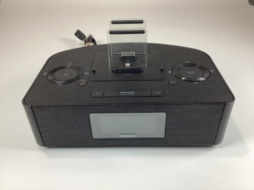 Philips AJ7260d Dual Dock Radio Clock Speaker - Tested - Used, Very Good