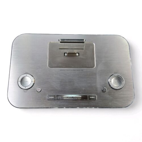 Philips DC291/37 iPhone iPod iPad Speaker Dock Alarm Clock Radio No Remote
