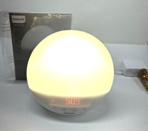 PHILIPS HF3520 WAKE-UP LIGHT COLORED SUNRISE ALARM CLOCK TESTED