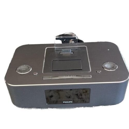 Philips iPod Docking DC290B/37 Dual Alarm Clock No Remote