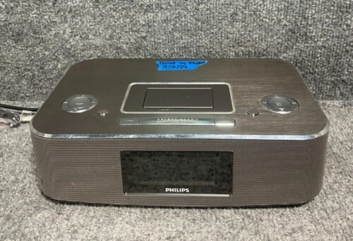 Philips iPod Docking DC290B/37 Dual Alarm Clock No Remote