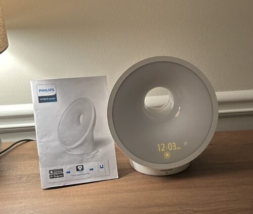 Philips SmartSleep Alarm Clock Sleep Wake-Up Light Sunrise Lamp & manual