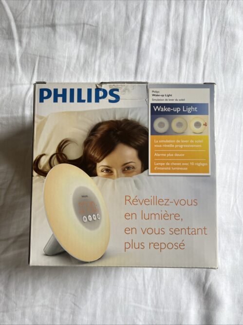 Philips SmartSleep HF3500/60 Wake-Up Light Therapy Alarm Clock w/Sunrise.