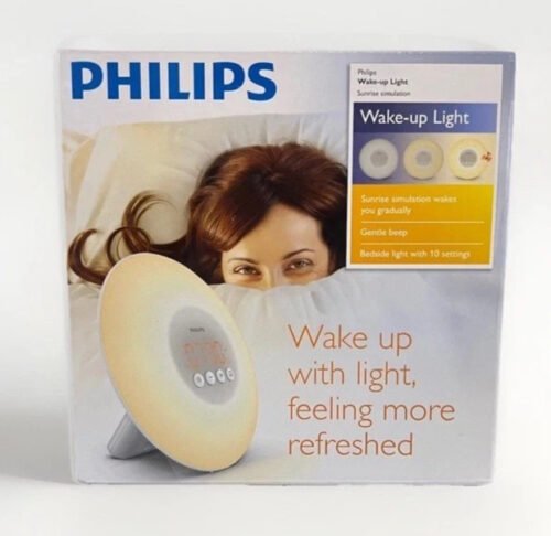 Philips Smartsleep Wake-up Light Therapy Alarm Clock With Sunrise Simulation NEW