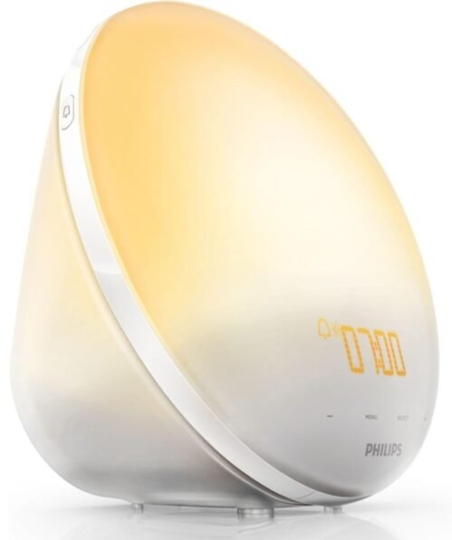 Philips Wake-Up Light Alarm Clock with Sunrise Simulation and Sunset Fading
