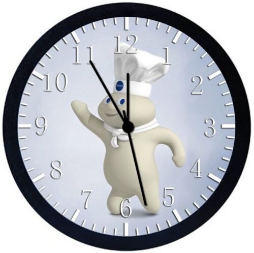 Pillsbury Doughboy Wall Clock 12" Personalized option with adding names Z04