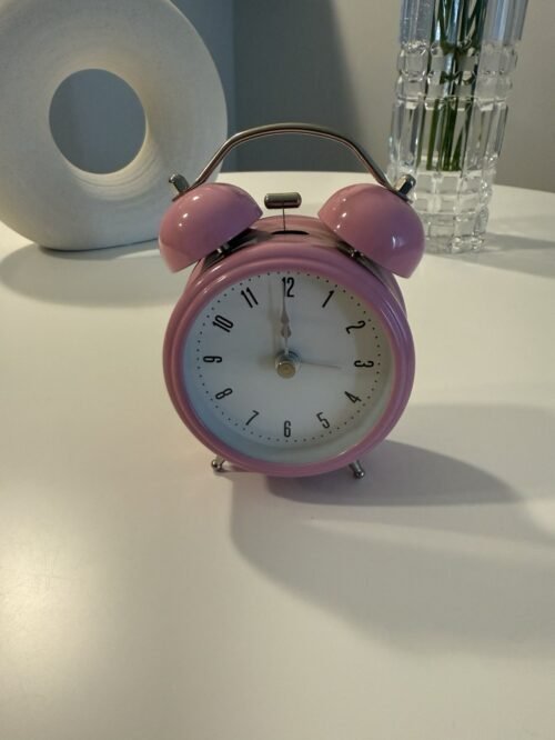 Pink Alarm Clock Retro