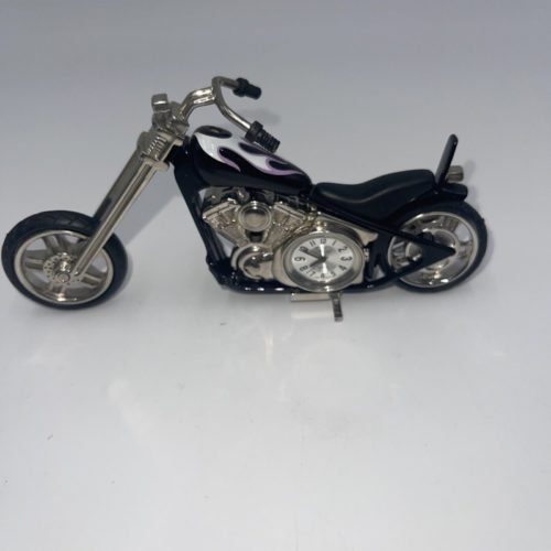PLATINUM BRAND CHOPPER MOTORCYCLE DESK CLOCK (H)