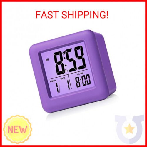 Plumeet Digital Alarm Clock for Kids with Snooze and Nightlight - Easy Setting S