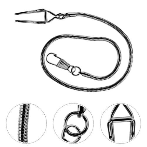 Pocket Watch Chain Accessories Pocketwatch Suit with Buckle Clip Victorian