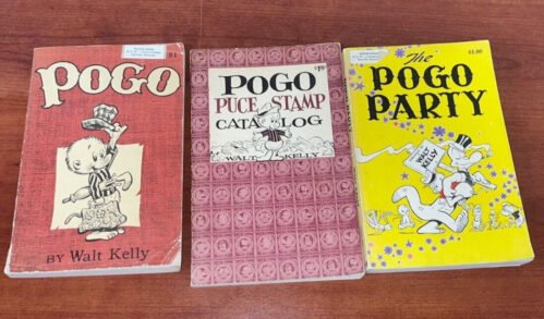 Pogo Party Puce Stamp Catalog Walt Kelly 1st Edition Newspaper Comic Lot Rare