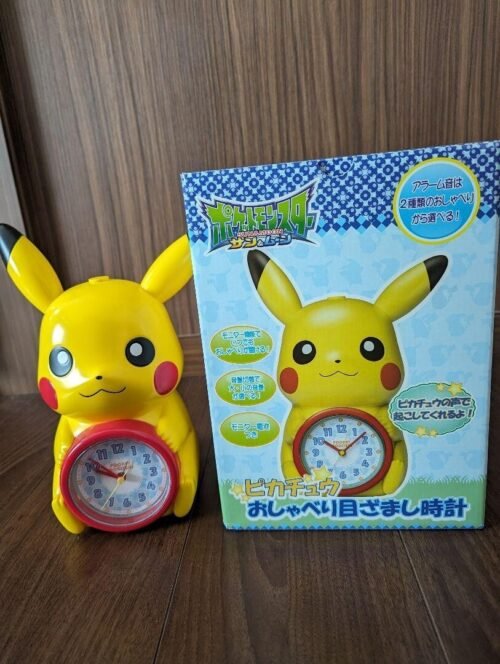Pokemon Rare Early Pikachu Alarm Clock from Japan F/S Super Rare Used