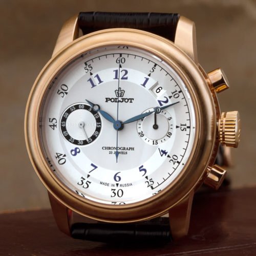 Poljot Chronograph 3133/2729395 Watch - Letzte Luxury Collection Hand Wound