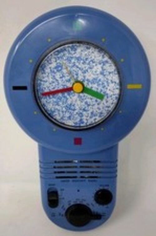 POLY AM/FM Water Resistant Shower Clock Radio Model 2288 90’s Works