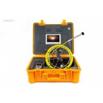 Portable 130 ft. Color LED Sewer/Drain/Pipe Inspection Camera w/Built in 512HZ Sonde...