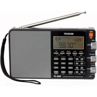 Portable Digital PLL Dual Conversion AM/FM Longwave and Shortwave Radio with Single...