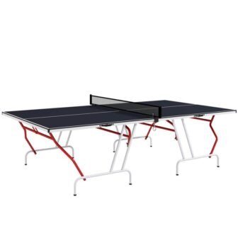 Portable Table Tennis Table with Net, Paddles, Balls, MDF