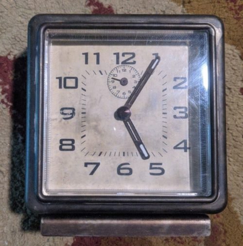 Pottery Barn Alarm Clock Bedside Vintage Style—Works!