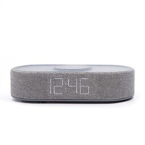 Power Tray Alarm Table Clock Gray - Capello
