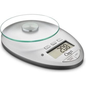 Pro II Digital Kitchen Scale with Removable Glass Platform and Countdown Kitchen...