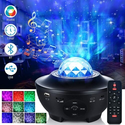 Projector Galaxy Starry Night Light Laser Star Sky Ocean LED Projection Lamp RGB