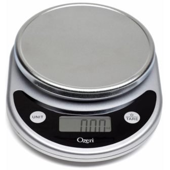 Pronto Digital Multifunction Kitchen and Food Scale in Elegant Black